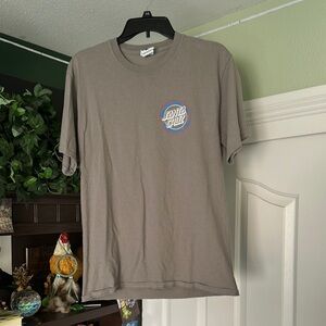 Santa Cruz Skateboards Men's Gray T-Shirt